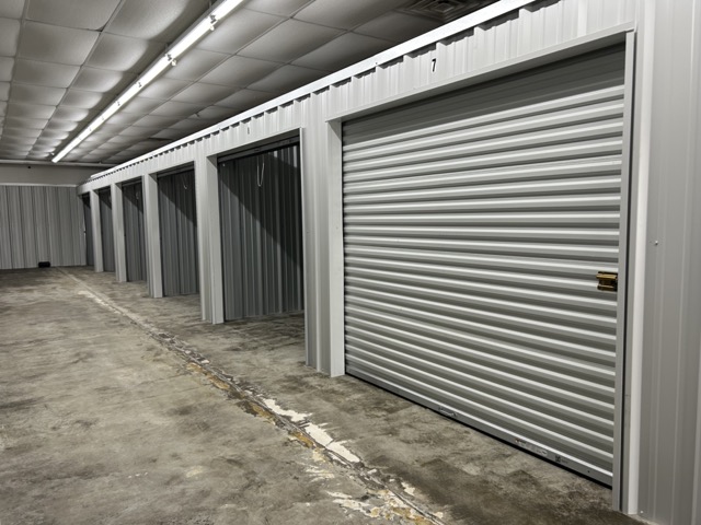 Opened and closed storage units